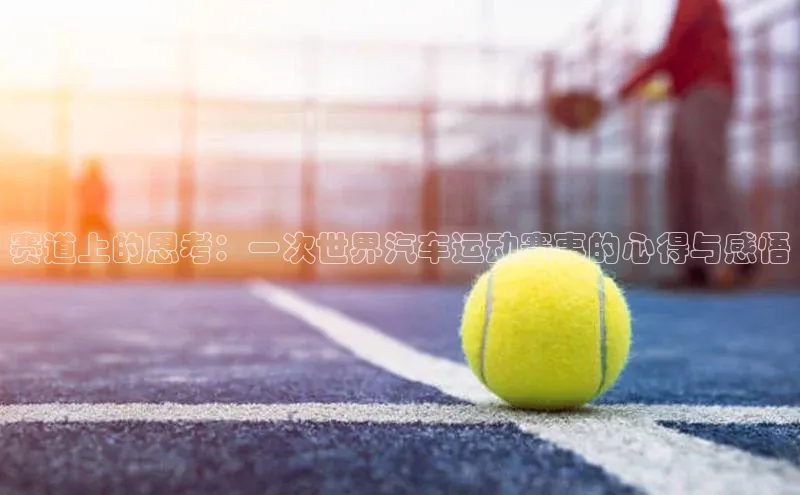 赛道上的思考：一次世界汽车运动赛事的心得与感悟
